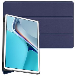 Двухсторонний чехол книжка для Huawei MatePad 11 (2021) с подставкой - Синий
