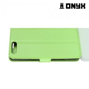 Чехол книжка для ASUS ZenFone 4 Max ZC554KL - Зеленый