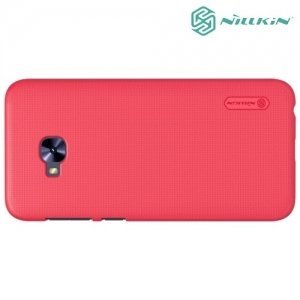 Чехол накладка Nillkin Super Frosted Shield для Asus Zenfone 4 Selfie Pro ZD552KL - Красный 