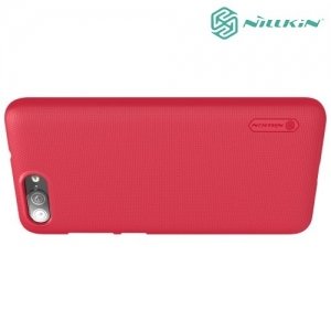 Чехол накладка Nillkin Super Frosted Shield для ASUS Zenfone ZC550TL X015D - Красный 