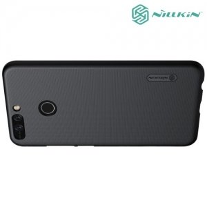 Чехол накладка Nillkin Super Frosted Shield для Huawei Honor 8 Pro - Черный 