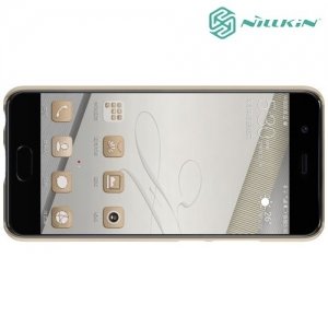 Чехол накладка Nillkin Super Frosted Shield для Huawei P10 Plus - Золотой 