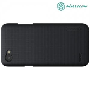 Чехол накладка Nillkin Super Frosted Shield для LG Q6a M700 - Черный 