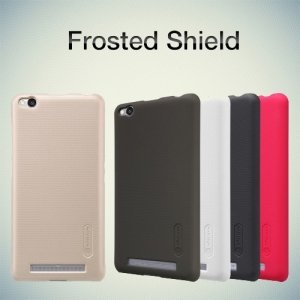 Чехол накладка Nillkin Super Frosted Shield для Xiaomi Redmi 3 - Золотой 