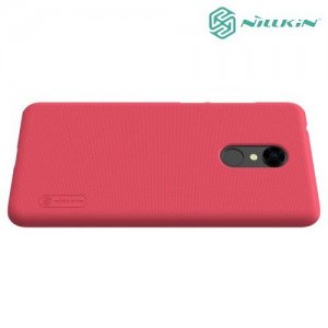 Чехол накладка Nillkin Super Frosted Shield для Xiaomi Redmi 5 - Красный 