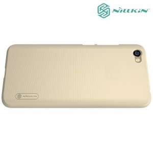 Чехол накладка Nillkin Super Frosted Shield для Xiaomi Redmi Note 5A 2/16GB - Золотой 