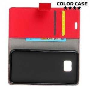 ColorCase флип чехол книжка для Asus Zenfone 4V V520KL - Красный 