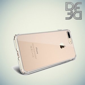 DF aCase силиконовый чехол для iPhone 8 Plus / 7 Plus - Прозрачный
