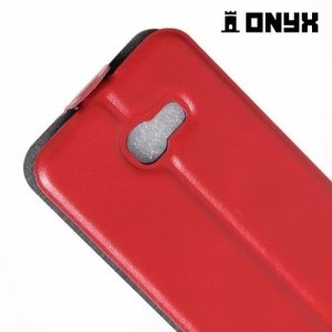 Флип чехол книжка для Samsung Galaxy A5 2017 SM-A520F - Красный