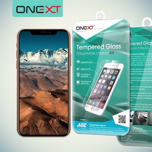 OneXT Закаленное защитное стекло для iPhone X