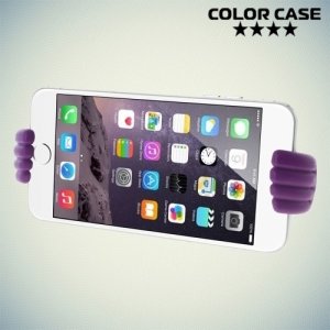 Гибкая подставка для телефона руки - фиолетовая