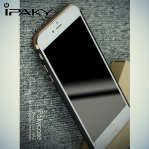  IPAKY противоударный чехол для iPhone 8 Plus / 7 Plus - Золотой 