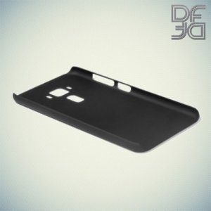 Кейс накладка DF Soft Touch для Asus Zenfone 3 ZE552KL  - Черный