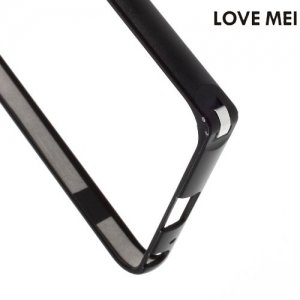 Алюминиевый металлический бампер для Huawei Honor 5X LoveMei - Черный
