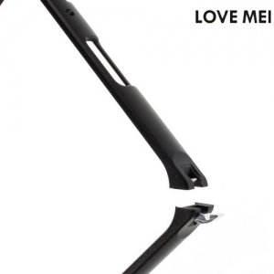 Алюминиевый металлический бампер для Huawei Honor 5X LoveMei - Черный