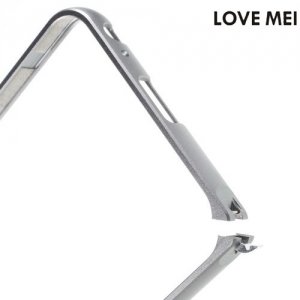 Алюминиевый металлический бампер для Huawei Honor 5X LoveMei - Серый