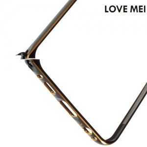 Алюминиевый металлический бампер для Samsung Galaxy S6 Edge Plus LoveMei - Черный