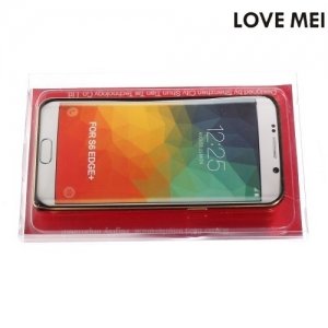 Алюминиевый металлический бампер для Samsung Galaxy S6 Edge Plus LoveMei - Черный