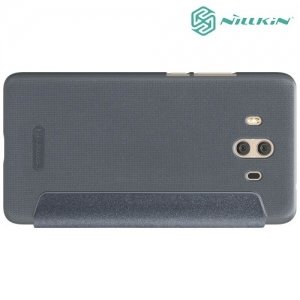 Nillkin ультра тонкий чехол книжка для Huawei Mate 10 - Sparkle Case Серый 