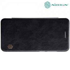Nillkin Qin Series кожаный чехол книжка для Huawei P10 Lite - Черный 