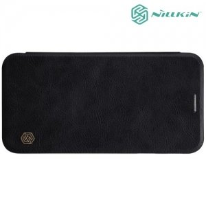 Nillkin Qin Series кожаный чехол книжка для Samsung Galaxy J5 2017 SM-J530F - Черный 