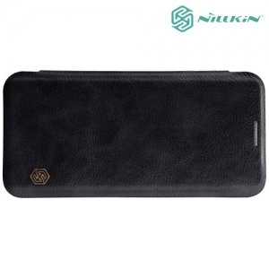 Nillkin Qin Series кожаный чехол книжка для Samsung Galaxy S8 - Черный 