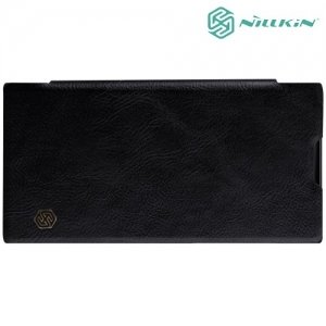 Nillkin Qin Series кожаный чехол книжка для Sony Xperia L1 - Черный 