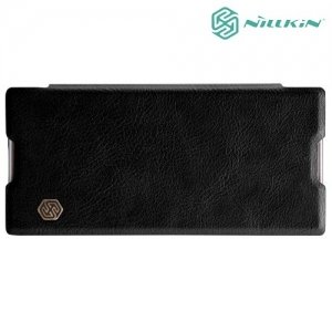 Nillkin Qin Series кожаный чехол книжка для Sony Xperia XA1 - Черный 