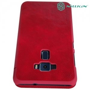Nillkin Qin Series кожаный чехол книжка для Asus Zenfone 3 ZE552KL - Красный 