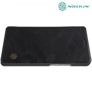 Nillkin Qin Series кожаный чехол книжка для Huawei P9 lite - Черный 