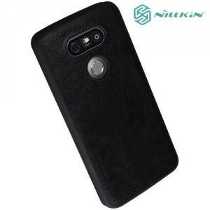 Nillkin Qin Series кожаный чехол книжка для LG G5 / G5 SE - Черный 