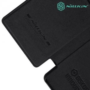 Nillkin Qin Series кожаный чехол книжка для Sony Xperia XA - Черный 