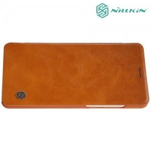 Nillkin Qin Series кожаный чехол книжка для Xiaomi Mi 5s Plus - Коричневый 