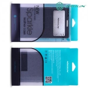Nillkin ультра тонкий чехол книжка для Asus Zenfone 2 Laser ZE550KL - Sparkle Case Золотой 