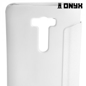 Nillkin ультра тонкий чехол книжка для ASUS Zenfone 2 Laser ZE601KL - Sparkle Case Белый 