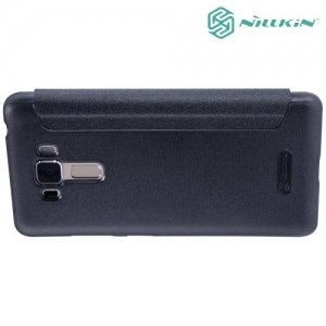 Nillkin ультра тонкий чехол книжка для Asus ZenFone 3 Laser ZC551KL  - Sparkle Case Серый 