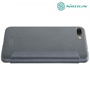 Nillkin ультра тонкий чехол книжка для ASUS ZenFone 4 Max ZC554KL - Sparkle Case Серый 