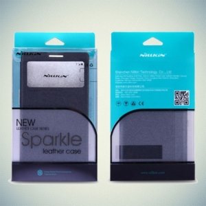 Nillkin ультра тонкий чехол книжка для ASUS ZenFone Go ZC500TG - Sparkle Case Золотой 
