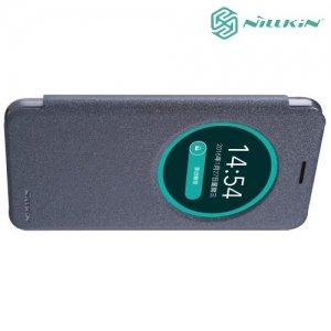 Nillkin ультра тонкий чехол книжка для ASUS ZenFone Max ZC550KL - Sparkle Case Серый 
