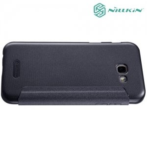 Nillkin ультра тонкий чехол книжка для Galaxy A5 2017 SM-A520F - Sparkle Case Серый 
