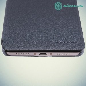 Nillkin ультра тонкий чехол книжка для Huawei Honor 5X - Sparkle Case Серый 