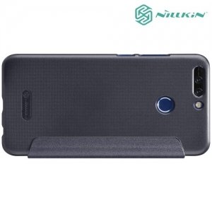 Nillkin ультра тонкий чехол книжка для Huawei Honor 8 Pro - Sparkle Case Серый 