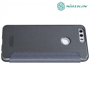 Nillkin ультра тонкий чехол книжка для Huawei Honor 8 - Sparkle Case Серый 