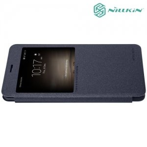 Nillkin ультра тонкий чехол книжка для Huawei Mate 9 - Sparkle Case Серый 