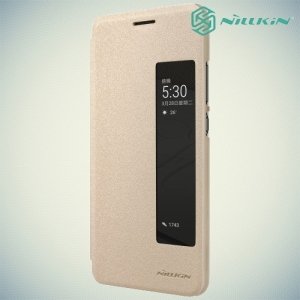 Nillkin ультра тонкий чехол книжка для Huawei P10 - Sparkle Case Золотой 