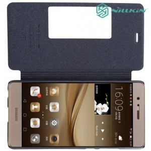 Nillkin ультра тонкий чехол книжка для Huawei P9 Plus - Sparkle Case Серый 