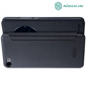 Nillkin ультра тонкий чехол книжка для Meizu m3x - Sparkle Case Серый 
