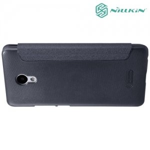 Nillkin ультра тонкий чехол книжка для Meizu M5 Note - Sparkle Case Серый 