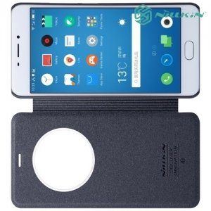 Nillkin ультра тонкий чехол книжка для Meizu M5 Note - Sparkle Case Серый 