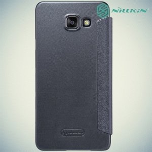 Nillkin ультра тонкий чехол книжка для Samsung Galaxy A5 2016 SM-A510F - Sparkle Case Серый 